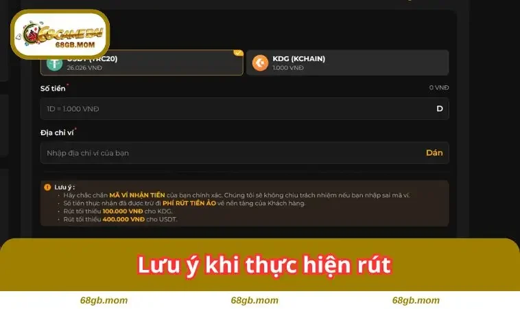 Lưu ý khi thực hiện